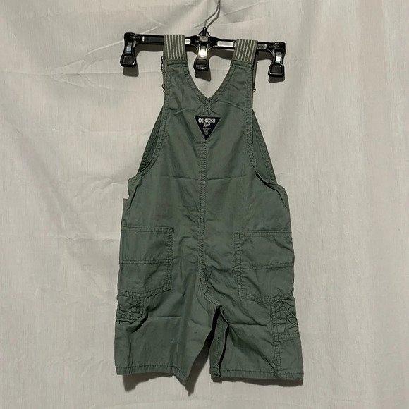NWT OshKosh B'Gosh green overall shorts size 4T - Picture 3 of 4